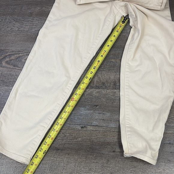 Athleta Straight Leg Denim in ‘Bone’ Size 8 - Picture 10 of 11